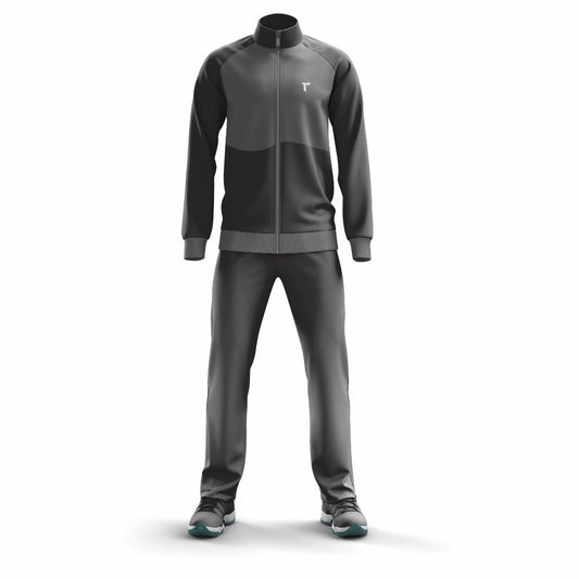 Gray-Black Winter TrackSuit