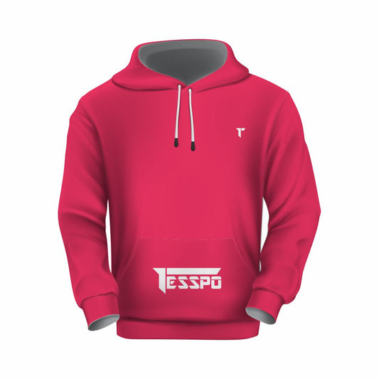 Stylish Pink Plain Hoodie